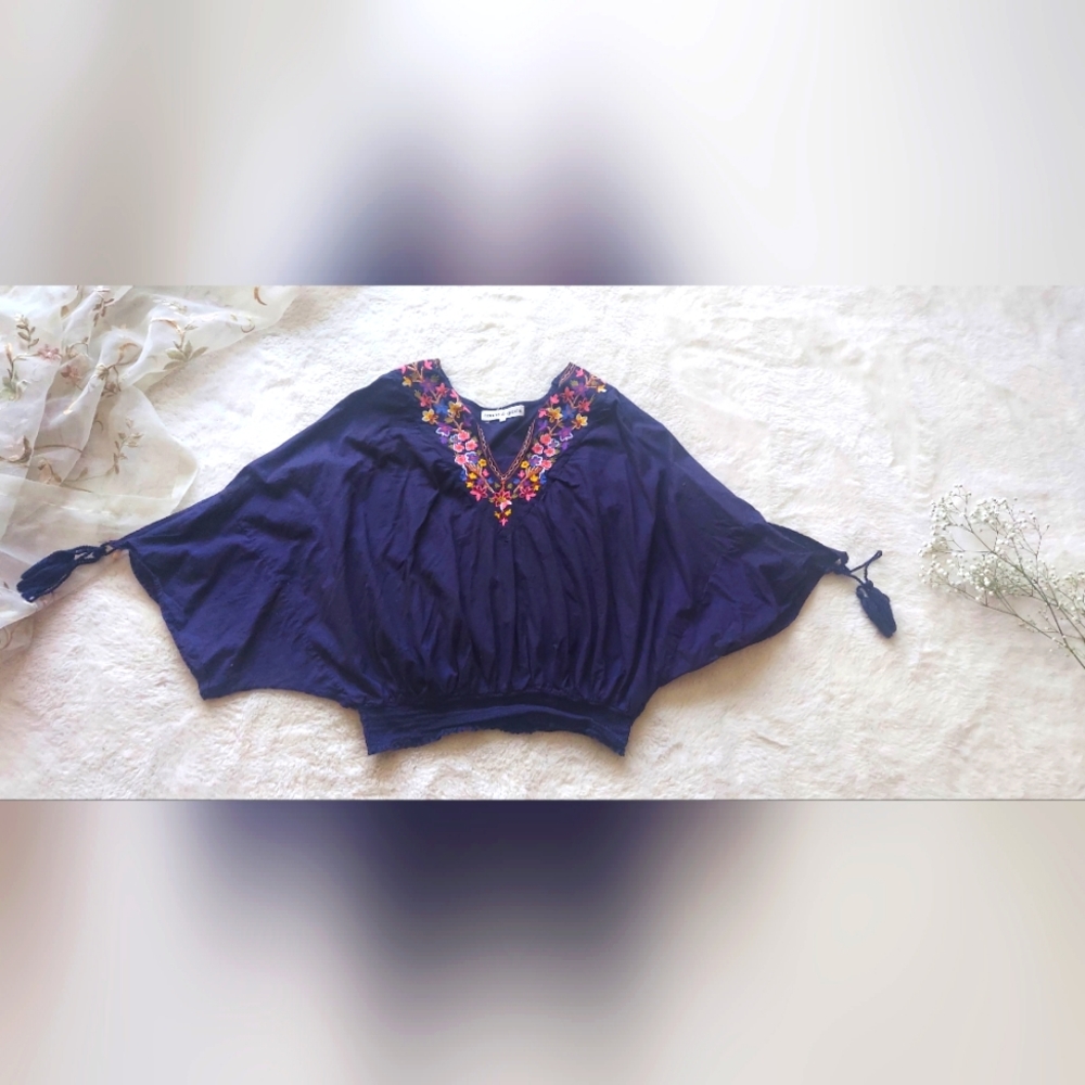 Purple Bohemian Top